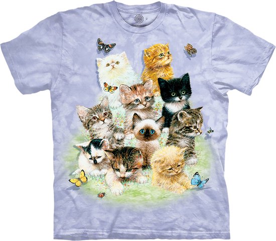 The Mountain Adult Unisex T-Shirt - 10 Kittens