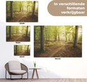 Tuinposter van een bos met verschillende maten: 120x80, 90x60, 60x40 en 180x120 cm.