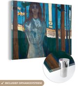 MuchoWow® Peinture sur verre - Nuit d'été - Edvard Munch - 120x90 cm - Peintures sur verre acrylique - Photo sur Glas