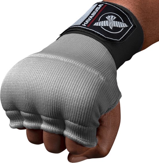 Foto: Hayabusa quick gel handwraps grijs maat l