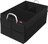 Auto Boot Organizer Opvouwbaar Waterdicht Duurzaam met spanriemen, aluminium handgreep (zwart)