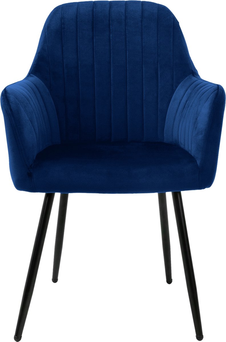 Eetkamerstoelen Set Van 2 Rood Keukenstoel Met Polyester Hoes En Stalen Poten Ml Design