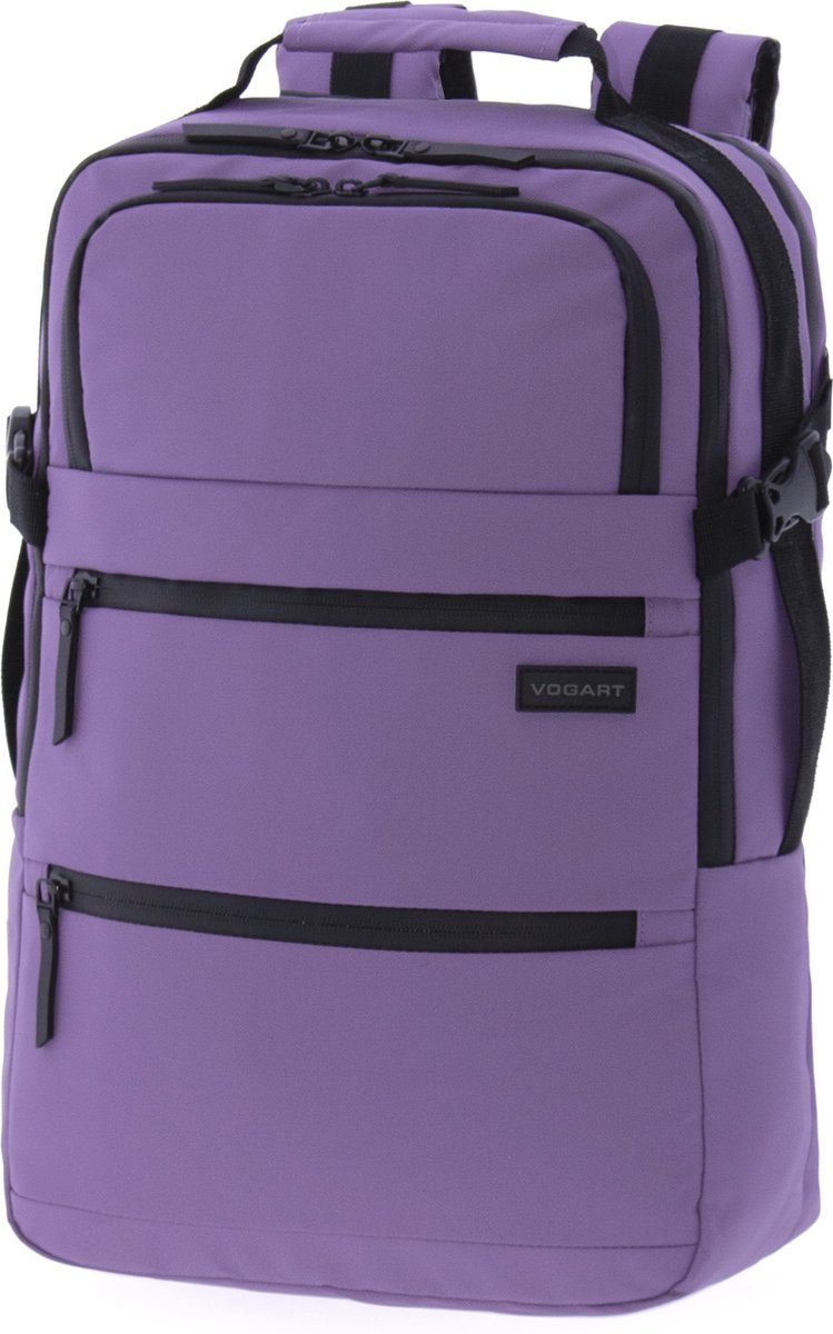 Vogart Camper Waterproof Laptoprugzak - 15 inch - Lila