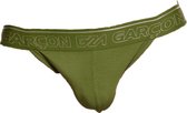 Garçon Khaki Jockstrap - MAAT L - Heren Ondergoed - Jockstrap voor Man - Mannen Jock