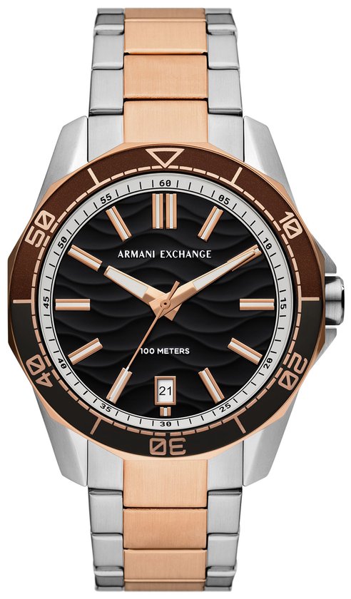 Armani Exchange Spencer AX1962 Horloge - Staal - Multi - Ø 44 mm