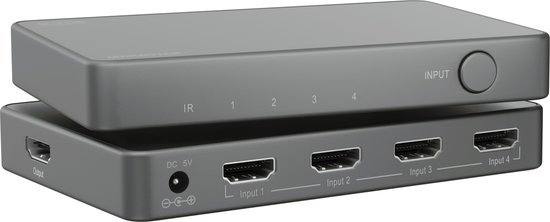 Marmitek AS48 HDMI Switch 8K in uit 8K 60Hz 4K 120 Hz