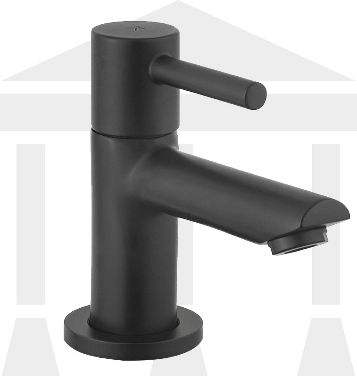 Luxor Sanitair fonteinkraan Laag Model Luxueuze Toiletkraan Mat Zwart Ook geschikt bij andere Wiesbaden Fonteinkraan Accessoires