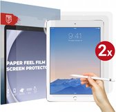 Rosso Screen Protector Geschikt voor Apple iPad 9.7 (2017/2018)/Air 2 | Paper Feel | Papier Gevoel Folie | Ultra Clear Beschermfolie | Case Friendly | Duo Pack