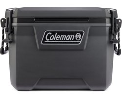 Coleman 55QT Convoy Cooler - 53 liter koelbox – 4 dagen ijs – antibacterieel - grijs