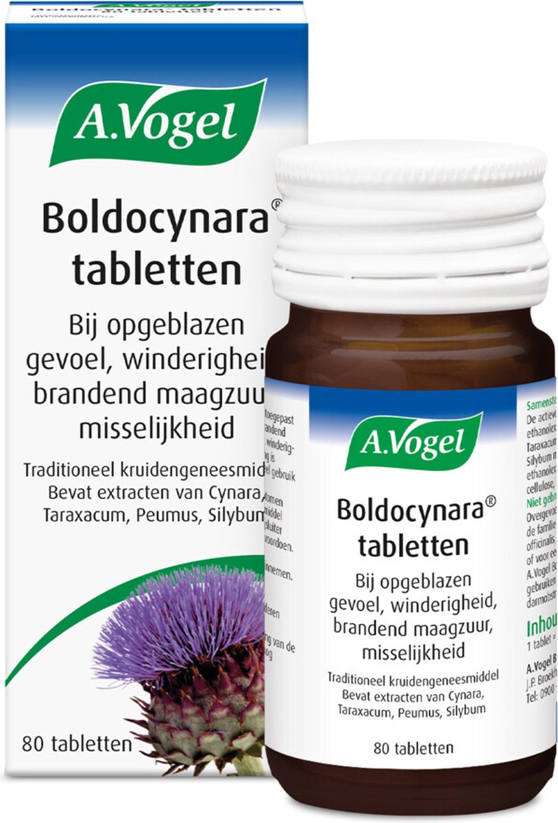 Goedkoopste A. Vogel Boldocynara - 1 x 80 tabletten