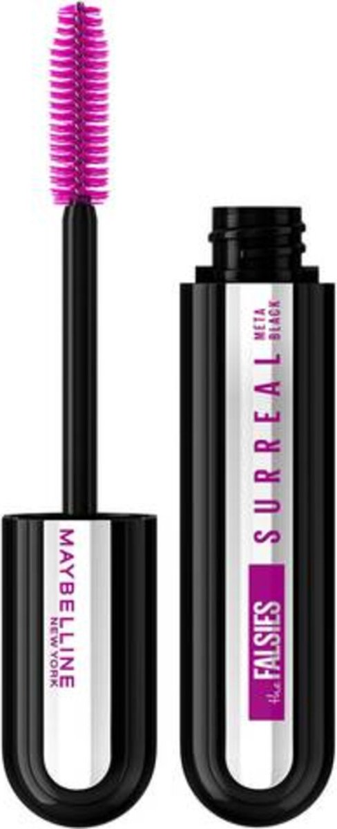 Maybelline - The Falsies Surreal Extensions Mascara Meta Black - 3 x 10 ml - Voordeelverpakking
