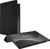 kwmobile Hoesje geschikt voor Lenovo P12 (2023) - Kunstlederen tablet cover met standaard - In zwart
