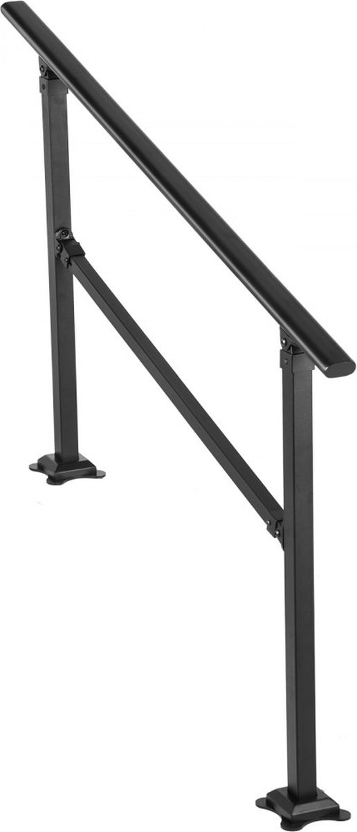 Black Metal Smeedijzeren Trap Leuning Home Trap Rails voor Indoor Loft Leuningen, Muur Handleuningen voor Indoor Outdoor (Size : 150cm