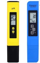 *** 2x PH en EC Meter - Nauwkeurige Digitale pH- en EC-Meter voor Zwembad, Vijver en Aquarium - van Heble® ***