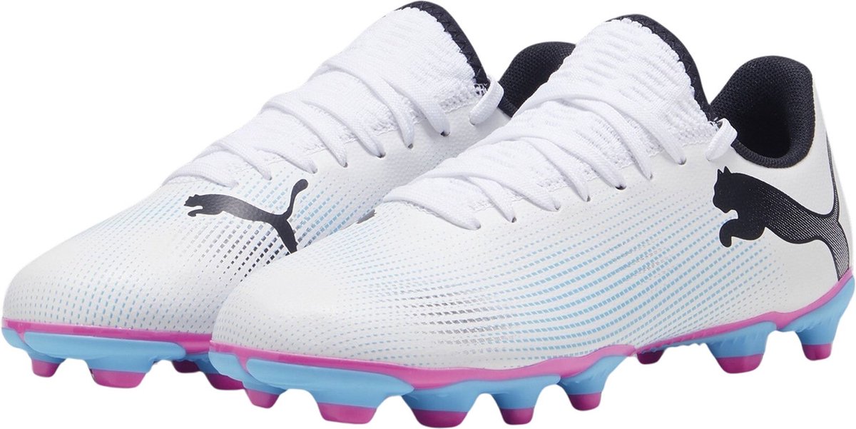 Puma Future 7 Play FG/AG Sportschoenen Meisjes Wit