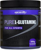 Performance - L-Glutamine (300 gram) - 100% zuivere glutamine poeder - 60 servings - Aminozuren