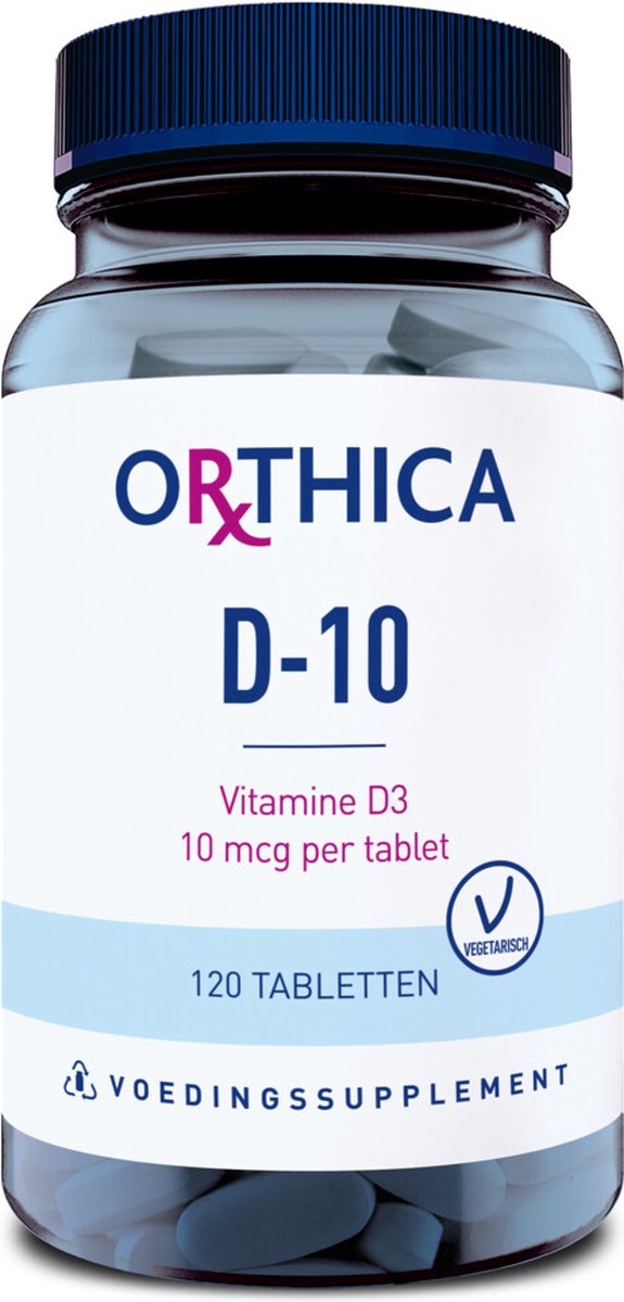 Goedkoopste Orthica D-10 - basisdosering vitamine D3 - 120 kleine tabletten
