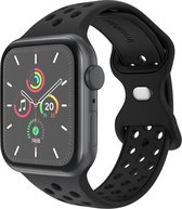 iMoshion Sport⁺ bandje voor de Apple Watch Series 1 / 2 / 3 / 4 / 5 / 6 / 7 / 8 / 9 / SE / Ultra (2) - 42 / 44 / 45 / 49 mm - Maat S/M - Zwart