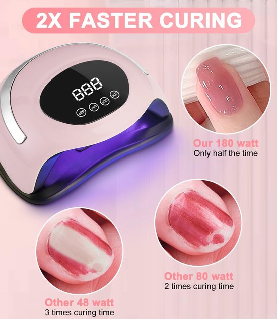 UV-lamp Voor Wimperverlenging Met Voetpedaalschakelaar Flexibele Zwanenhals 1 Tot 3s Snelle Uitharding 395 400nm Uv Wimperlicht Voor Salon Nail Diy Eu Stekker