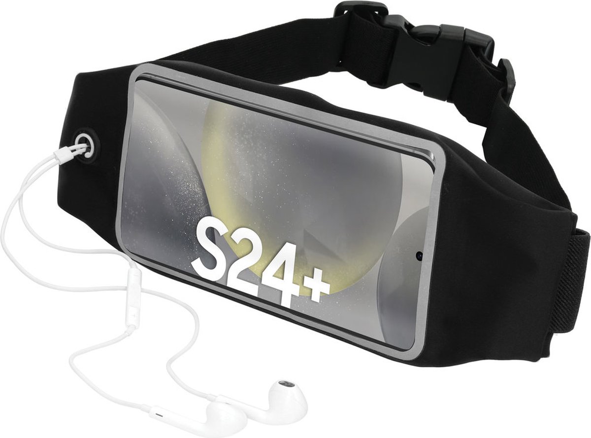 Mobiparts Comfort Fit Sport Belt geschikt voor Samsung Galaxy S24 Plus - Zwart