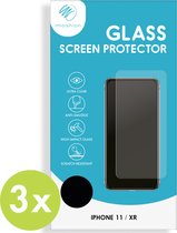 iMoshion Screenprotector Geschikt voor iPhone Xr / 11 - iMoshion Bundel Screenprotector Gehard Glas 3 pack