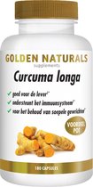 Golden Naturals Curcuma Longa (180 veganistische capsules)