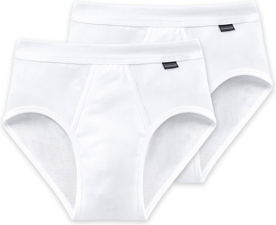 Slip Homme Schiesser Cotton Essentials - Blanc - Taille XL