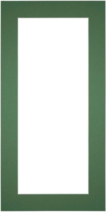 Votre Décoration Passe-Partout - Format cadre 30x60 cm - Format photo 20x50 cm - Vert Forêt