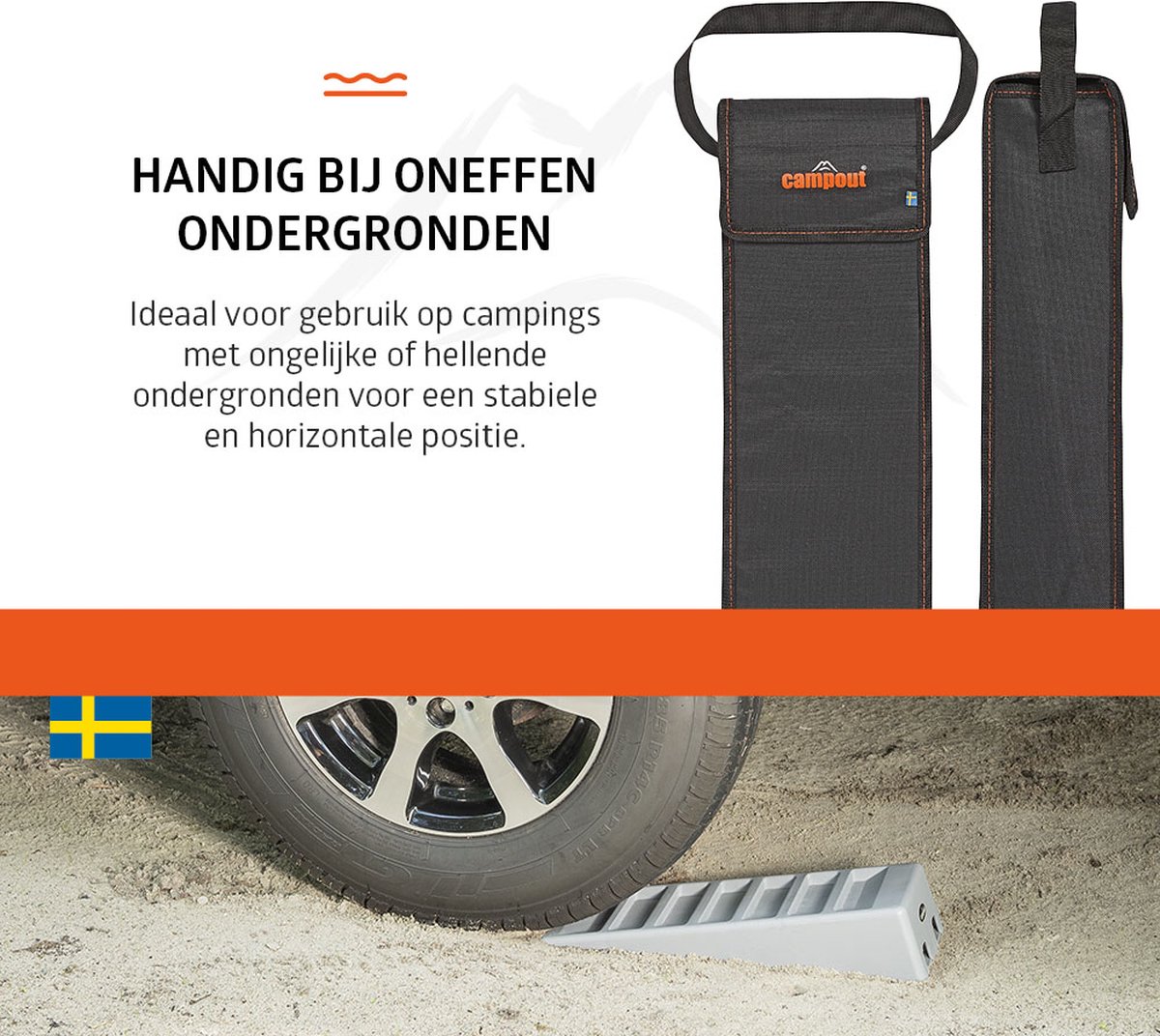 BERGER Wielblok Set - Oprijblokken Voor Caravan, Camper & Auto's (Modulair Systeem)