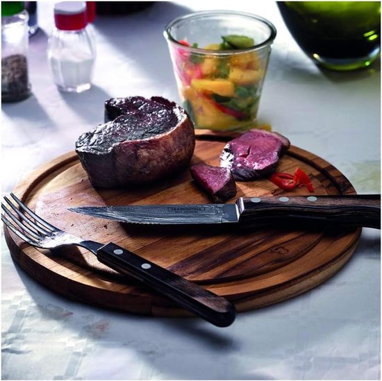Tramontina Chopping board made of teak wood, 40 x 24 cm