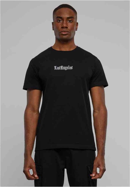 Mister Tee - Los Angeles EMB Heren T-shirt - XS - Zwart