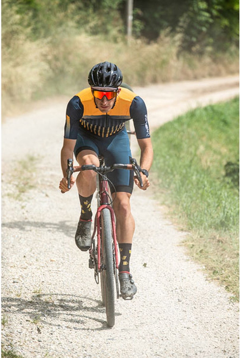 Maillot Cyclisme Nalini Homme Bleu Taille M – 1/4 Zip Léger
