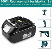 Batterie West 18V adaptée à Makita - Outils sans fil - Extra Groot 6,0 Ah - Batterie de remplacement - Affichage LED