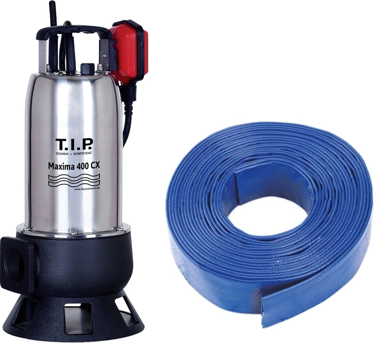 T.I.P. Maxima 24000 met afvoerslang 25 meter