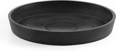 Ecopots Saucer Round - Dark Grey - Ø15 x H2,5 cm - Ronde donkergrijze onderschotel