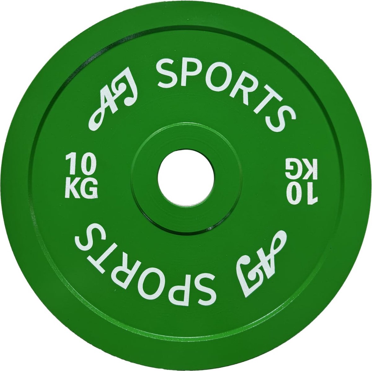 AJ-Sports Olympische Halterschijf 10 kg - halterschijven 50 mm - Gewichten set - Halters - Halterset - Halterstang - Halterbank - Fitness - Krachttraining