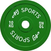 AJ-Sports Halterschijf 10 kg - halterschijven 50 mm - Gewichten set - Halters - Halterset - Halterstang - Halterbank - Fitness - Krachttraining