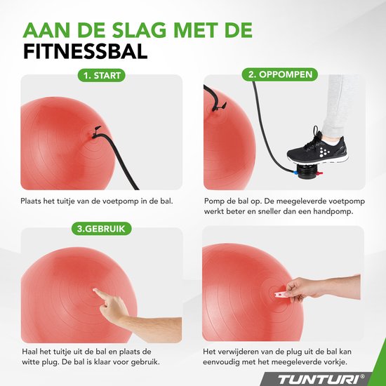 Yoga - Ballon De Yoga - Ballon De Pilates - Ballon De Yoga 75 Cm Ballon De Fitness Ballon De Fitness 75 Cm Pompe Incluse 75 Cm Violet