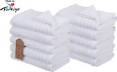 Betully ® Magti - Handdoeken 50 x 100 cm - set van 10 - Hotelkwaliteit – Zware kwaliteit 500 g/m2 Wit