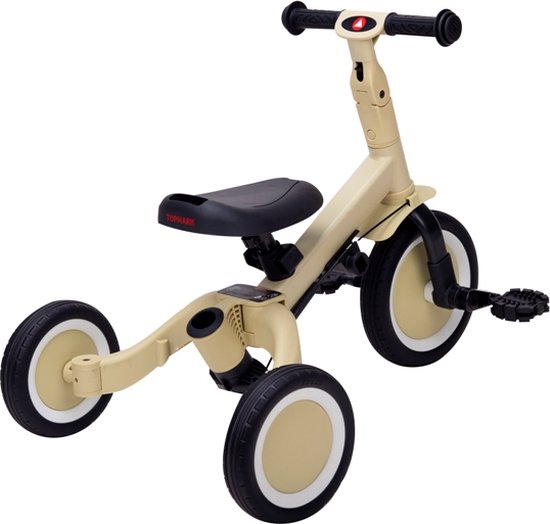 Topmark - Lio - 4 in 1 Driewieler Met Duwstang - Pistache