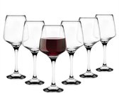 Verres à vin Glasmark - 6x - Toscane - 360 ml - verre