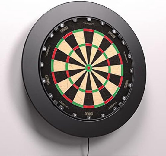 Dartbord surround ring - Dartbord verlichting led surround - Dartbord verlichting voordeelpakket - 1,5kg - Zwart van Cuppone — afbeelding 5