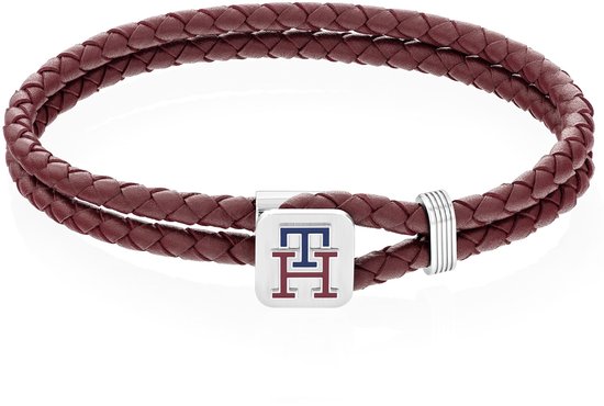 Tommy Hilfiger TJ2790533 Heren Armband - Leren armband - Sieraad - Leer - 8 mm breed - 19 cm lang