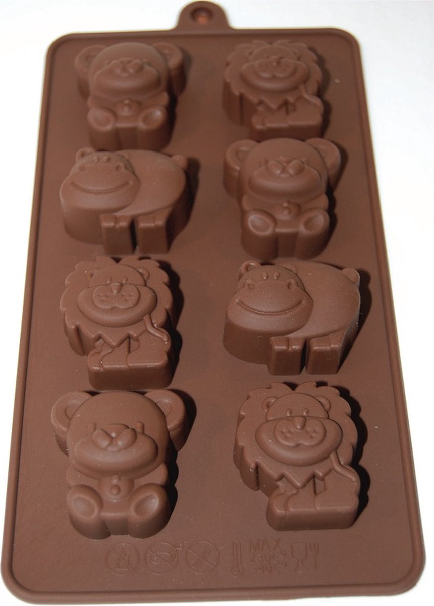 Eizook Dieren vorm - IJs Chocolade Mousse Praline vorm