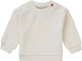 Noppies Unisex Sweater Boaz long sleeve Unisex Trui - Whisper White - Maat 74