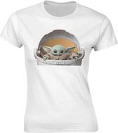 Star Wars Dames Tshirt -XL- The Mandalorian - The Child Pod Wit