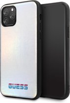 Zilver hoesje van Guess - Backcover - Iridescent - iPhone 11 Pro Max - Original - GUHCN65BLD