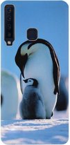ADEL Kunststof Back Cover Hardcase Hoesje Geschikt voor Samsung Galaxy A9 (2018) - Pinguin