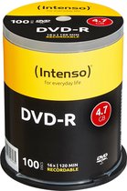 Intenso 4101156 DVD-R disc 4.7 GB 100 stuk(s) Spindel