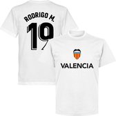 Valencia Rodrigo M. 19 Team T-Shirt - Wit - 3XL